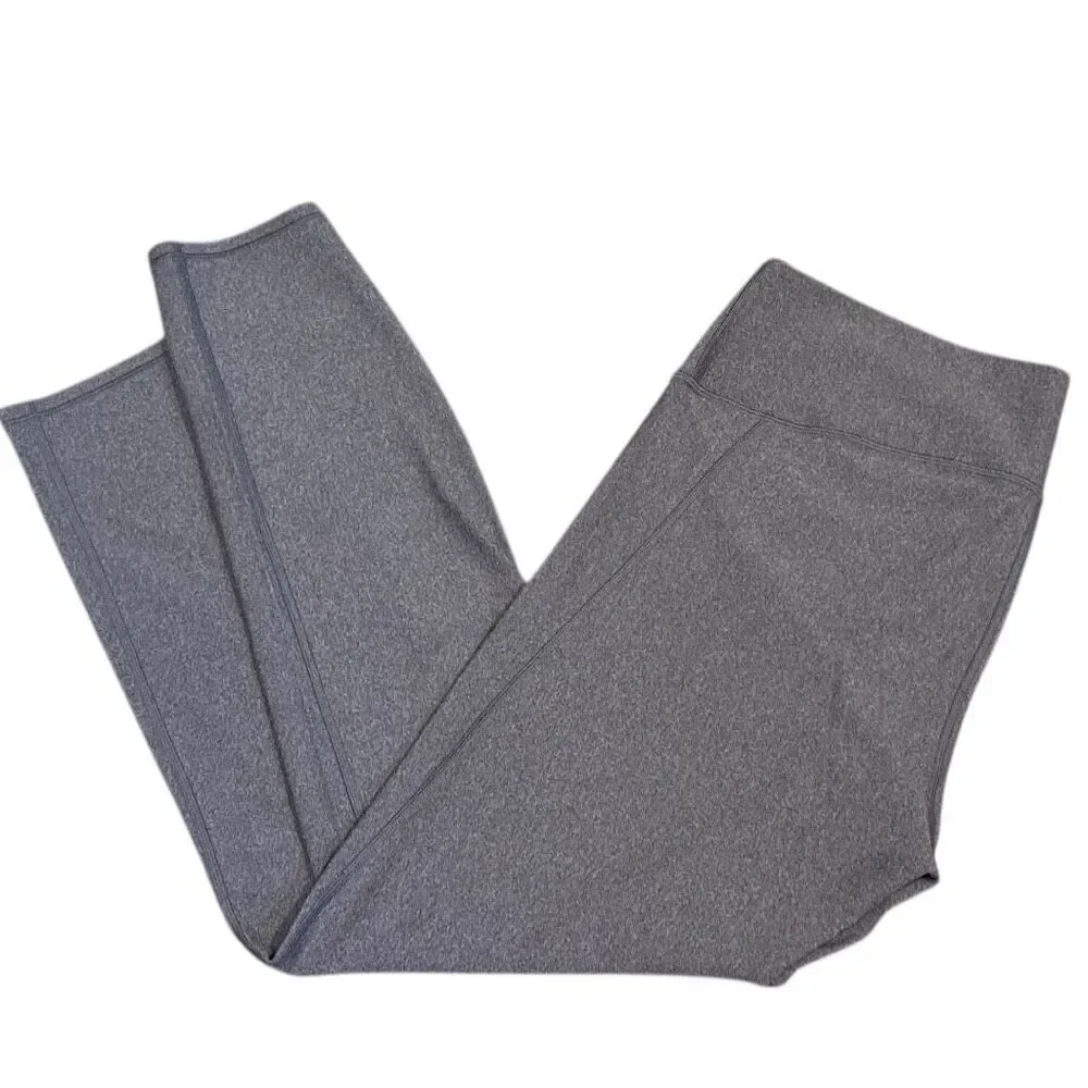 Under Armour UA Gray HeatGear Tech No-Slip Waistband Full Length Leggings NEW - Picture 9 of 14